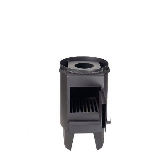 Водогрейная колонка на дровах Ермак 90л. КВЛН 2.0 INOX (С) правая 32520