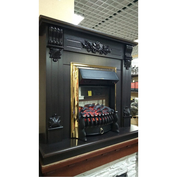 Электрокамин Ottawa DN с очагом Fobos Lux Brass 39880