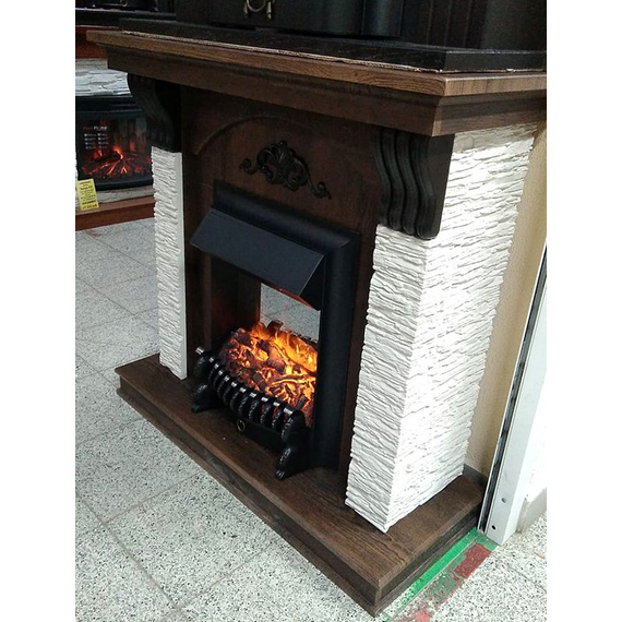 Электрокамин Corfino NT с очагом Fobos Lux Black RC 46810