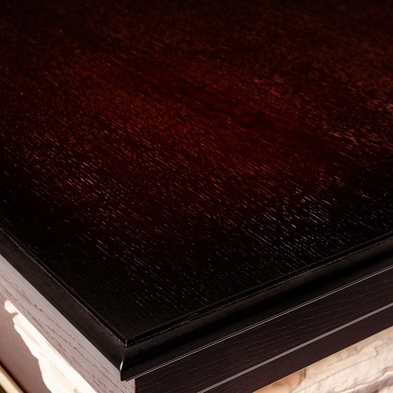 Электрокамин Dublin Corner Rock AO с очагом Fobos Lux Black 56680