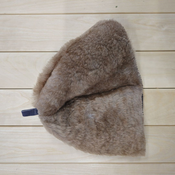 Шапка для бани из Овчины серая 2700