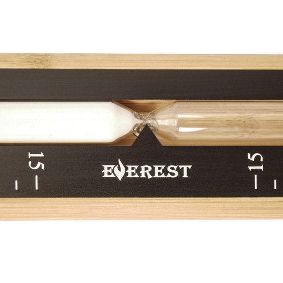Часы песочные Everest бамбук+алюминий ( TG-15 black ) 1270