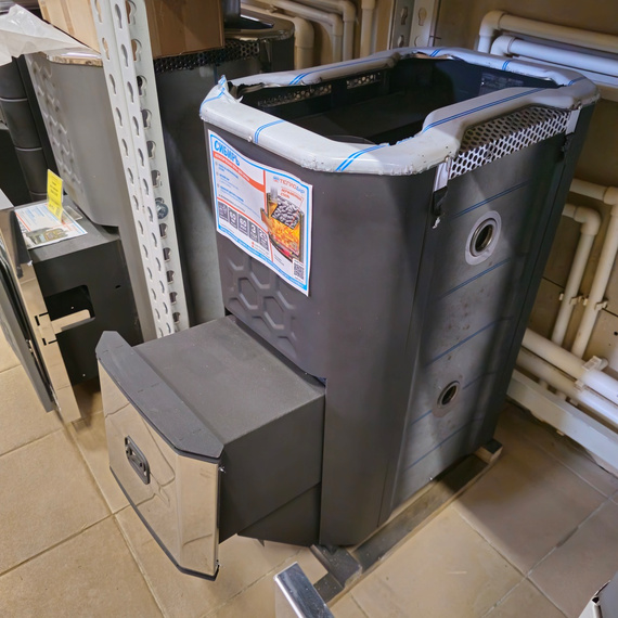 Сибирь-20 ЛРК (2.0) печь для бани нержавейка со встроенным т/о 