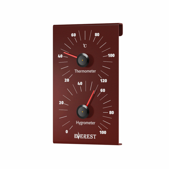 Термогигрометр Everest Dark Brown алюминий ( TG-30 ) 1645