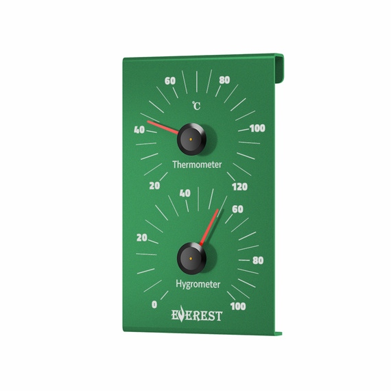 Термогигрометр Everest Green алюминий ( TG-28 ) 1645