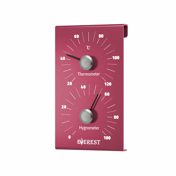 Термогигрометр Everest Red алюминий ( TG-26 ) 1645