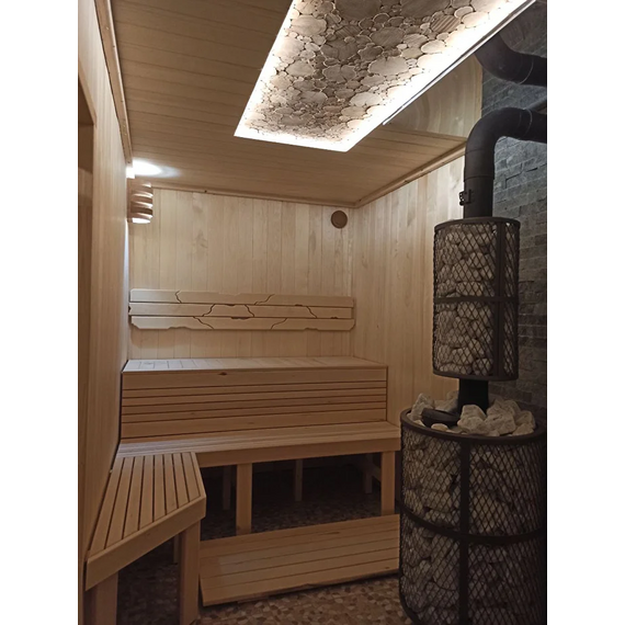 Атмосфера L сетка нержавейка печь для бани чугунная с газовой горелкой 127900