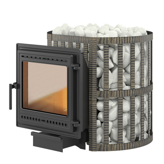 Легенда Ретро 24 ковка (505) L-280 печь чугунная для бани 66990