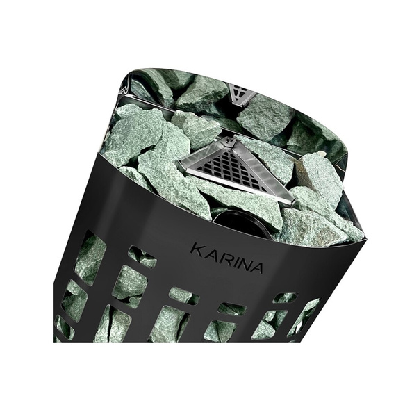 Электрокаменка KARINA Nika Black встроенный пульт 50800