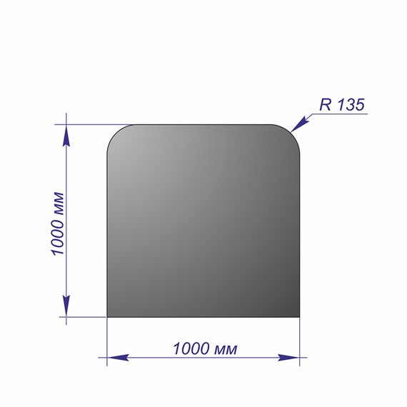 Лист напольный Медь 1000*1000*1,5 R135 6110