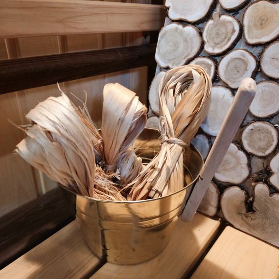 Чесалка-мочалка из лыковых волокон 280