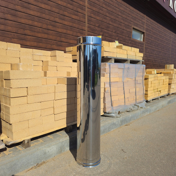 Сэндвич 1,0м (304/0,8мм + нерж.) ceramics Ø150х210 8303