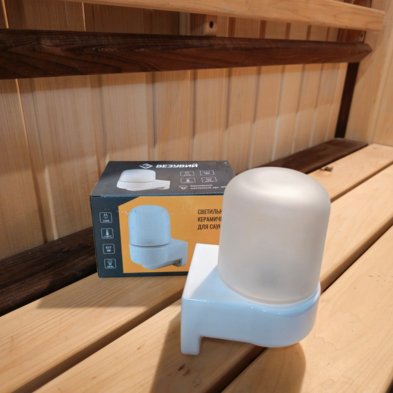 Светильник для бани и сауны прямой "Русский пар" арт. 402 1800