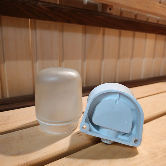 Светильник для бани и сауны угловой "Русский пар" арт. 401 1300