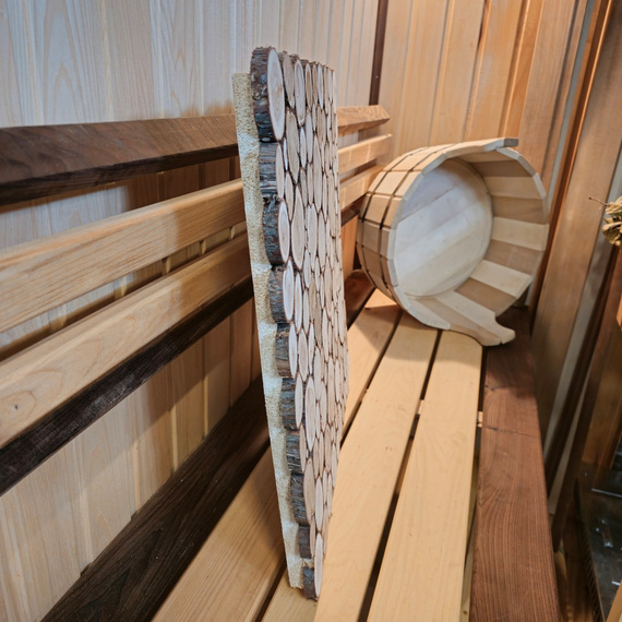 Панно из можжевельника 500х500 мм 3020