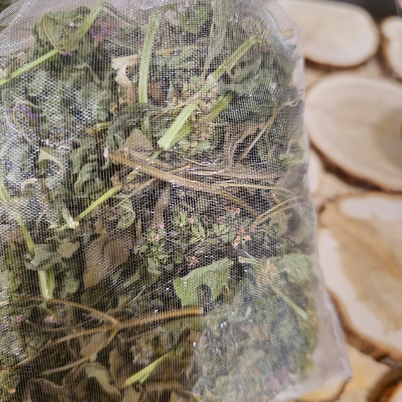 Запарка для бани, чана "Чабрец + Мята" 490