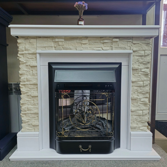 Электрокамин Stella WT с очагом Fobos Lux Black 29360