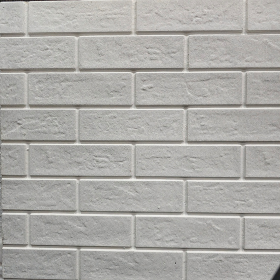 Плита ОгнеупорOff Декор  (Кирпич) Белый 1200х600х10 мм 2900