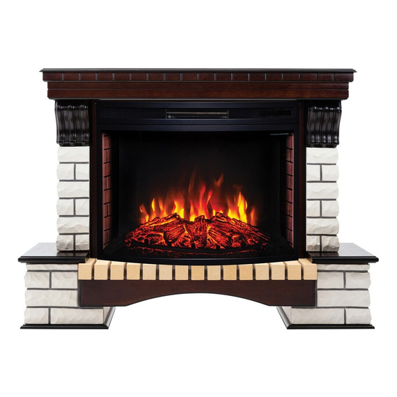 Электрокамин Country 33AO c очагом Firespace 33 S IR с LED подсветкой 76850