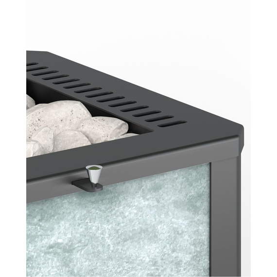 Легенда 28 Панорама "М" печь банная чугунная в облицовке Талькохлорит 86990