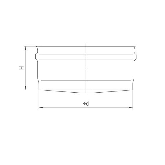 Заглушка внешняя (нижняя) Ferrum 278