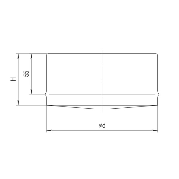 Заглушка для ревизии внутренняя Ferrum 278