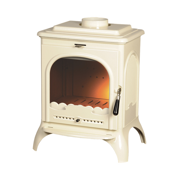 Seville печь камин чугунный слоновая кость