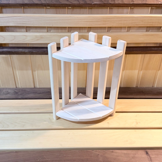 Полка угловая 2-ярусная малая