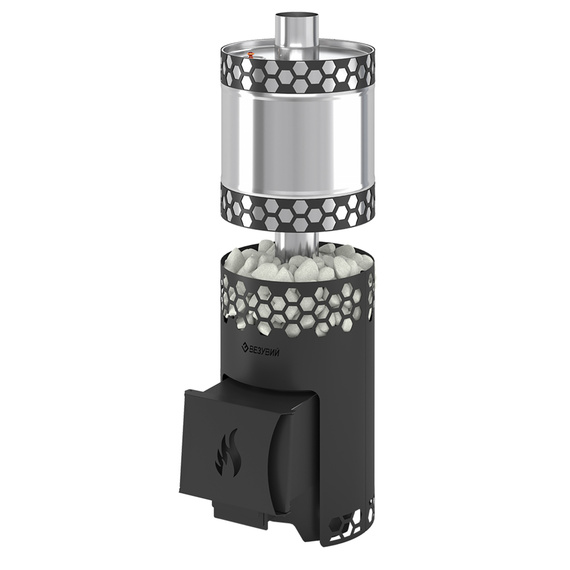 Пчёлка с встроенным баком для воды печь для бани 21890