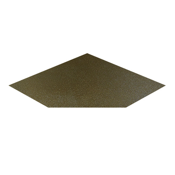 Лист напольный угловой Бронза 1100*1100*1,5 5750