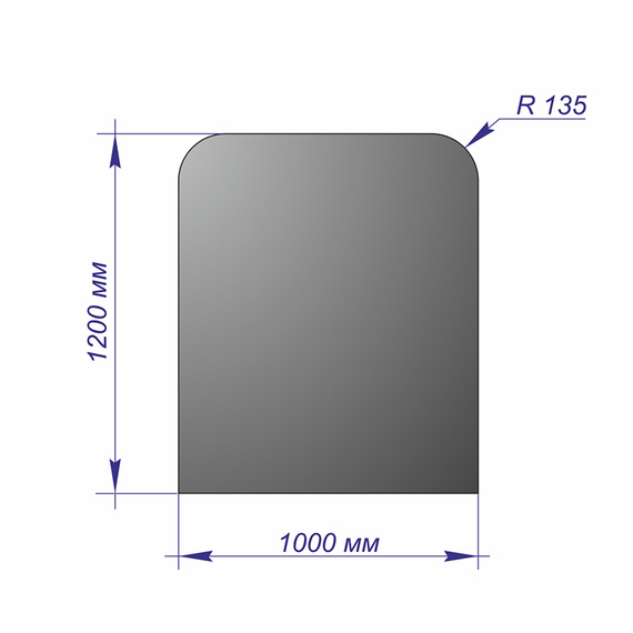 Лист напольный Бронза 1200*1000*1,5 R135 6710