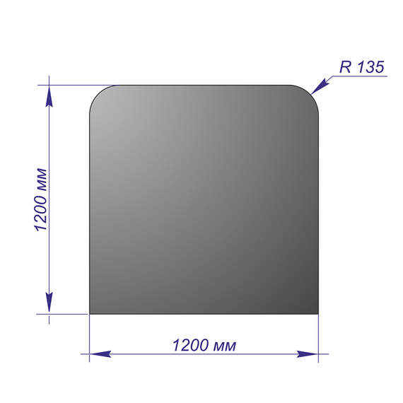 Лист напольный Бронза 1200*1200*1,5 R135 7190