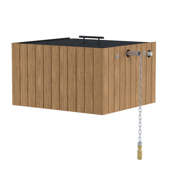 Обливное устройство Everest Wood дуб 35 литров