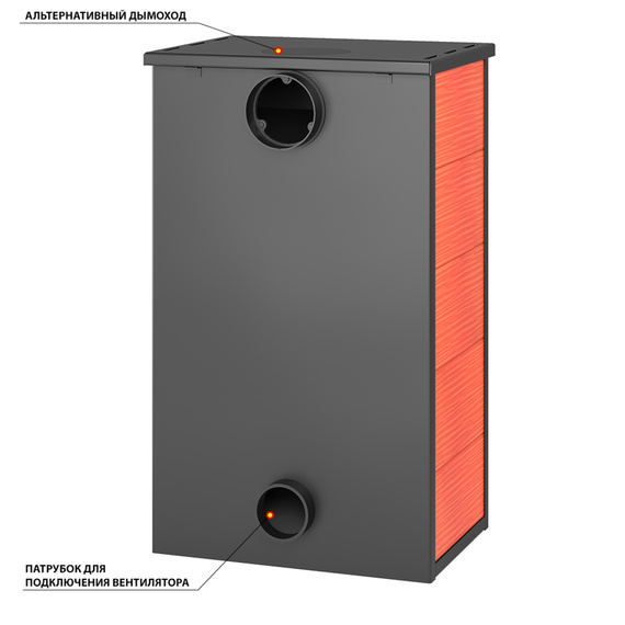 ПК-01 (205) печь-камин до 200м3 красный 55990