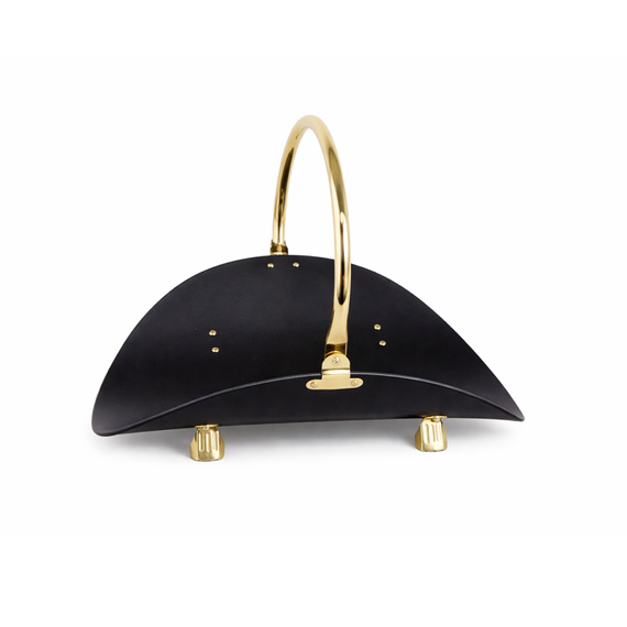 Дровница Эверест Н001-РВ латунь/черная № 3