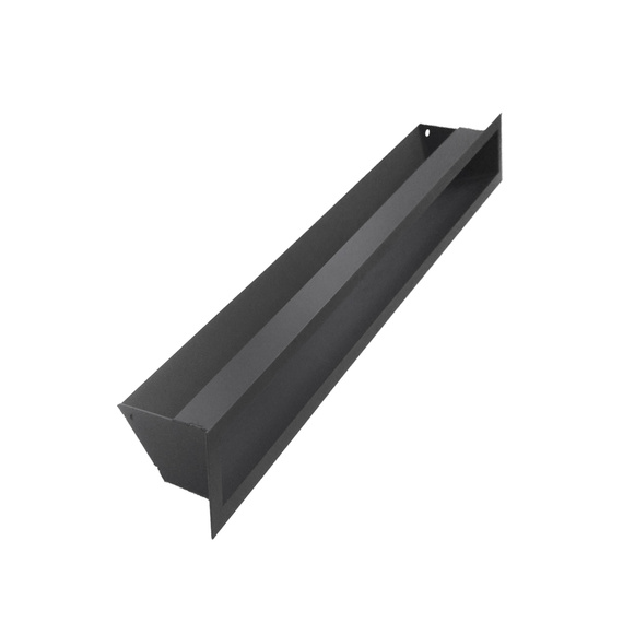 Решетка каминная 9*80 черная (RK9/80/45/B) № 2