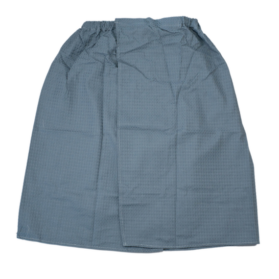 Вафельный килт с крупной клеткой на липучке 140х70см (Серый) № 4