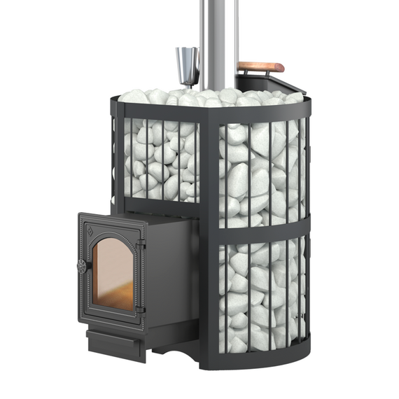 Этна 24 (ДТ-4С) Закрытая каменка, Стандарт чугунная печь для бани 