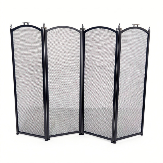 Каминный экран Эверест FS201-B-B черный 