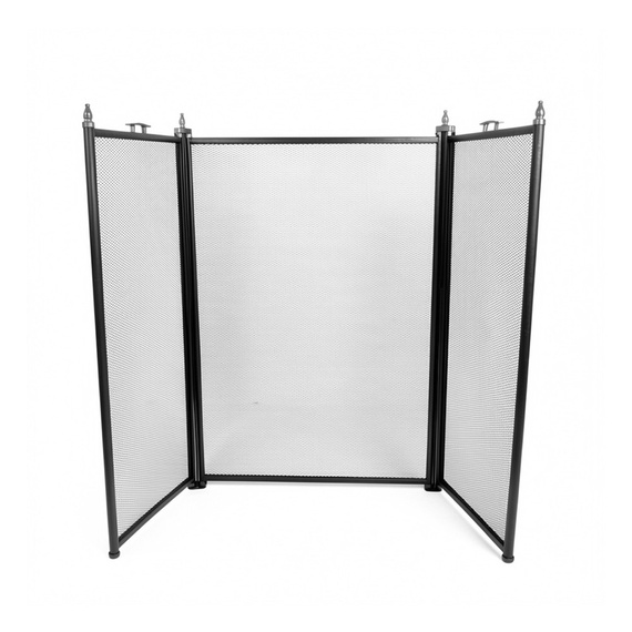 Каминный экран Эверест FS202-B-B черный № 2