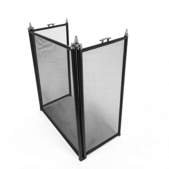 Каминный экран Эверест FS202-B-B черный № 5