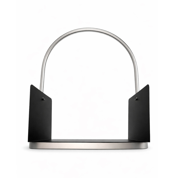 Дровница Эверест Н038-SB Никель/черная № 2