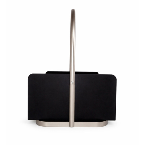 Дровница Эверест Н038-SB Никель/черная № 5