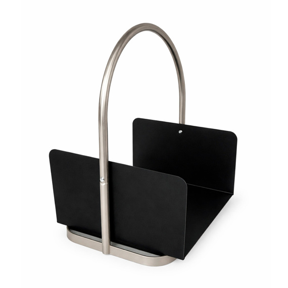 Дровница Эверест Н038-SB Никель/черная № 6