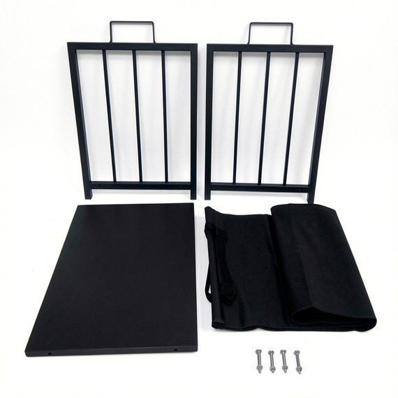 Дровница Эверест Н164-B черная № 5