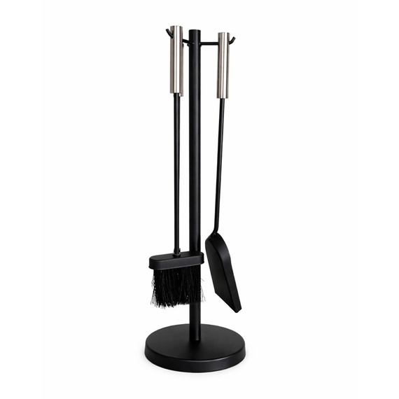 Каминный набор Эверест K239-XB никель/черный № 2