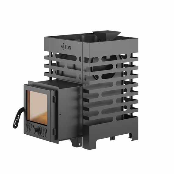 Aston 12 стекло с баком на трубе печь для бани № 2