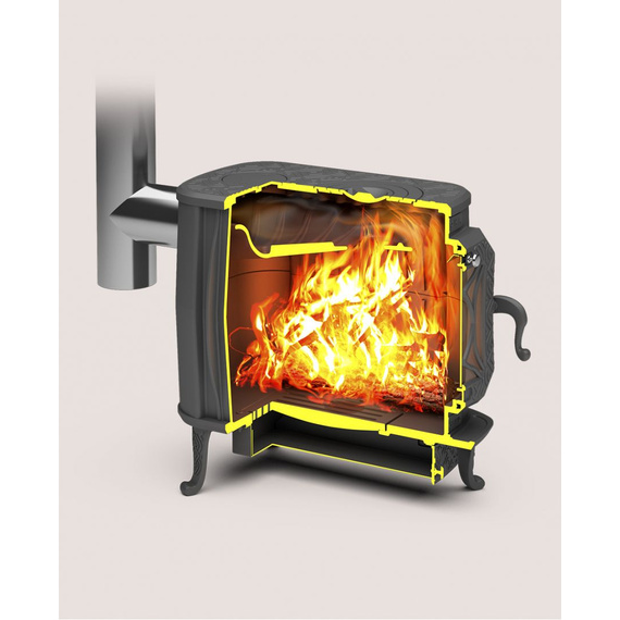 Verona 200 Bronze 1.1 печь-камин чугунный до 200м3