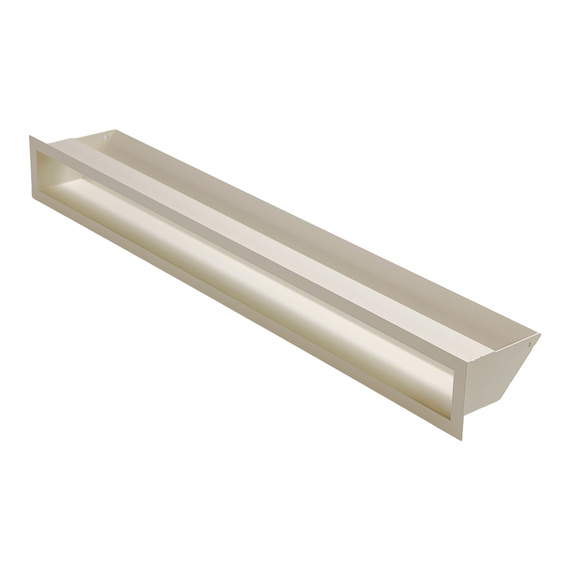 Решетка каминная 9*80 слоновая кость № 6