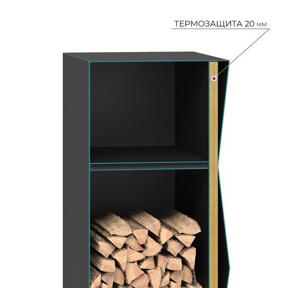 Дровник Везувий BX-05 Левый № 3